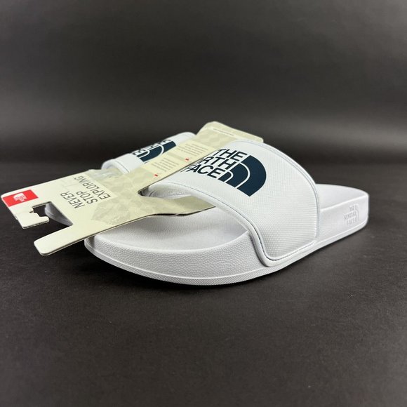 The North Face Women's Basecamp III White Dark Blue Slide Sandals Sizes 6 - 10 - Picture 3 of 8